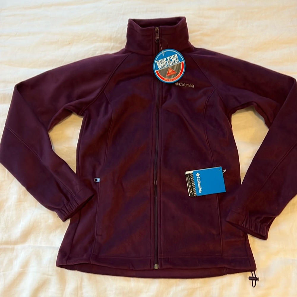 NWT Columbia Lilstreet EXS Full Zip Omni Heat Fleece Jacket XS